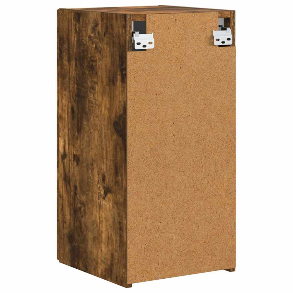 Produktbild för TV Vägghylla 2 pcs Rökt ek 30 x 31 x 60 cm Konstruerat trä