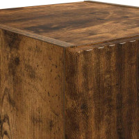 Produktbild för TV Vägghylla 2 pcs Rökt ek 30 x 31 x 60 cm Konstruerat trä