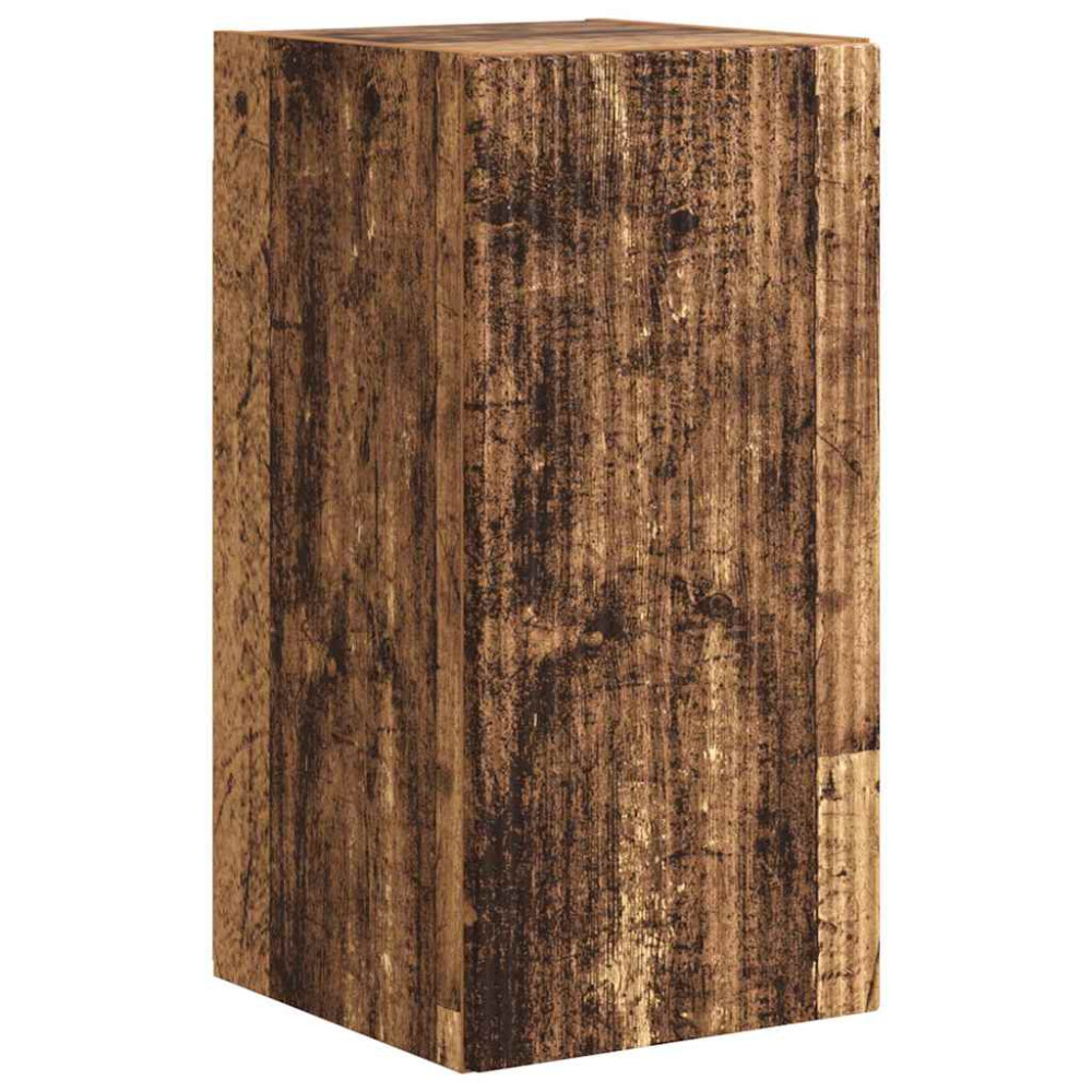 Produktbild för TV Vägghylla Gammalt trä 30 x 31 x 60 cm Konstruerat trä