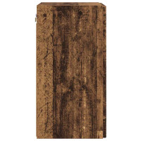 Produktbild för TV Vägghylla Gammalt trä 30 x 31 x 60 cm Konstruerat trä