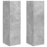 Produktbild för TV Vägghylla 2 pcs Betong 30 x 31 x 100 cm Konstruerat trä