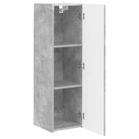 Produktbild för TV Vägghylla 2 pcs Betong 30 x 31 x 100 cm Konstruerat trä