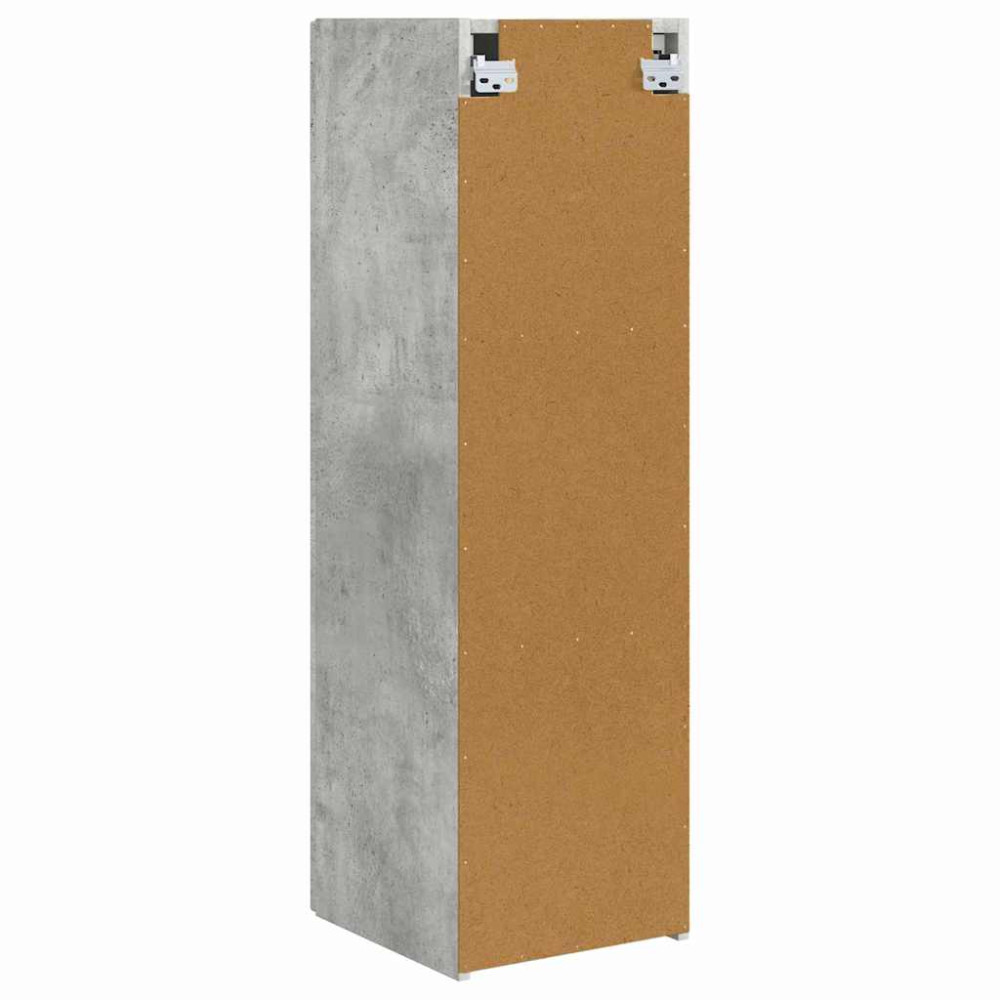 Produktbild för TV Vägghylla 2 pcs Betong 30 x 31 x 100 cm Konstruerat trä