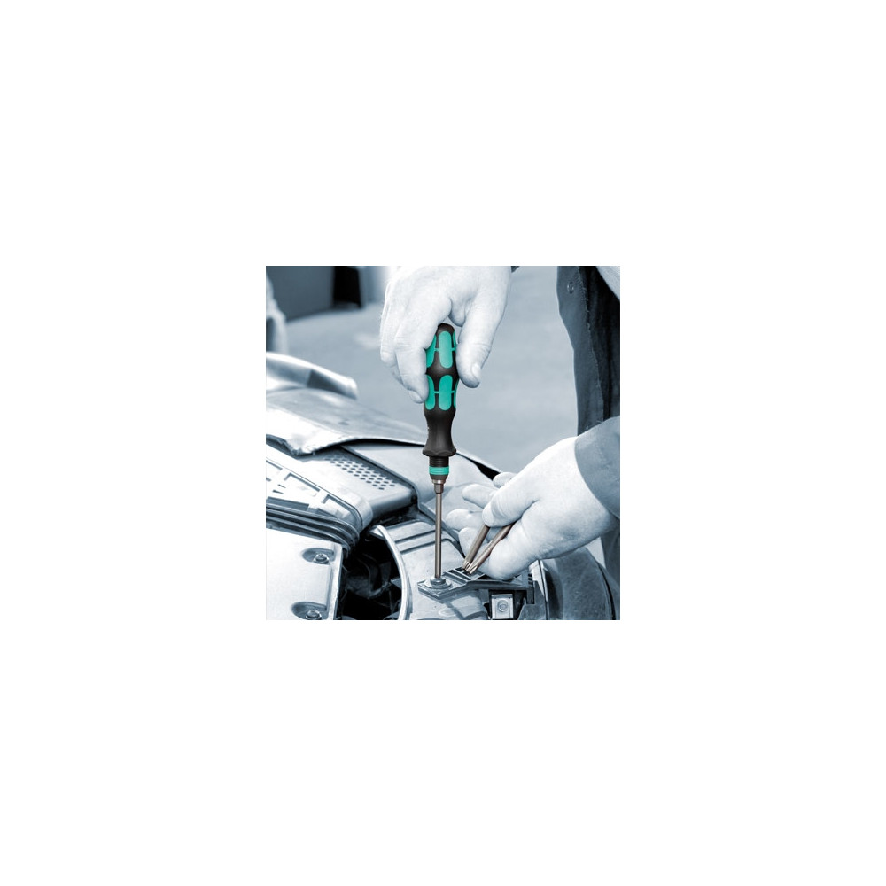 Produktbild för Wera Kraftform Kompakt 40 - screwdriver handle with bit set - 7 delar
