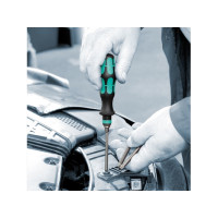 Produktbild för Wera Kraftform Kompakt 40 - screwdriver handle with bit set - 7 delar