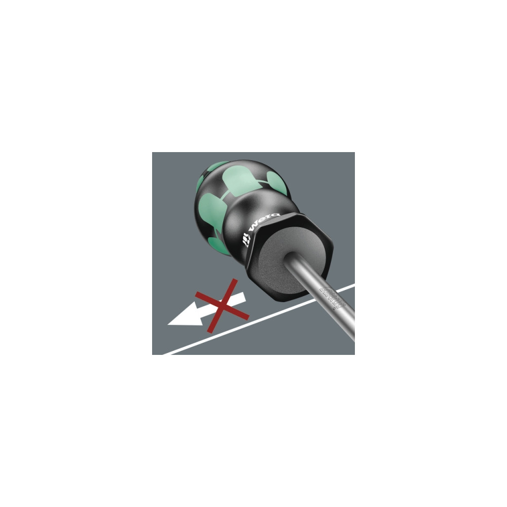 Produktbild för Wera Kraftform Kompakt 40 - screwdriver handle with bit set - 7 delar