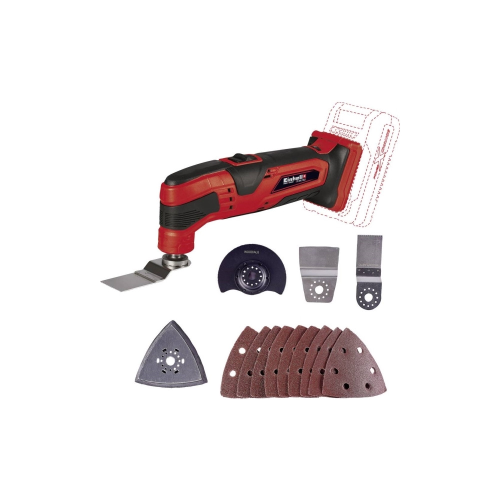 Produktbild för Einhell TC-MG 18 Li-Solo, Slipning, Slipning, Borstad, Svart...