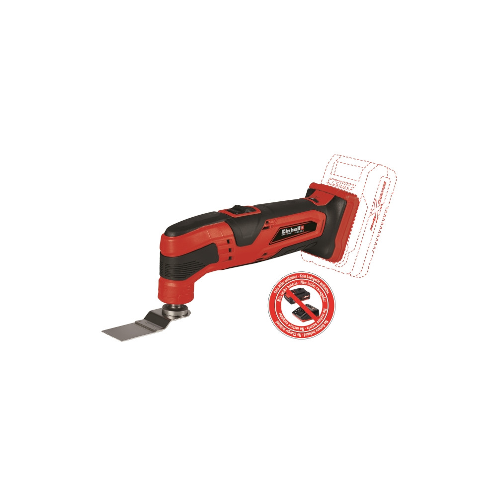 Produktbild för Einhell TC-MG 18 Li-Solo, Slipning, Slipning, Borstad, Svart...