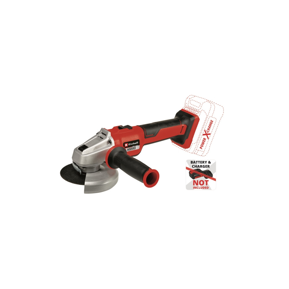 Produktbild för Einhell Einhell AXXIO 18/125 Q sladdlös vinkelslip 18V inkl....