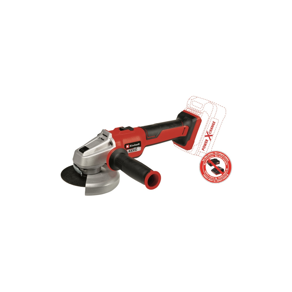 Produktbild för Einhell Einhell AXXIO 18/125 Q sladdlös vinkelslip 18V inkl....