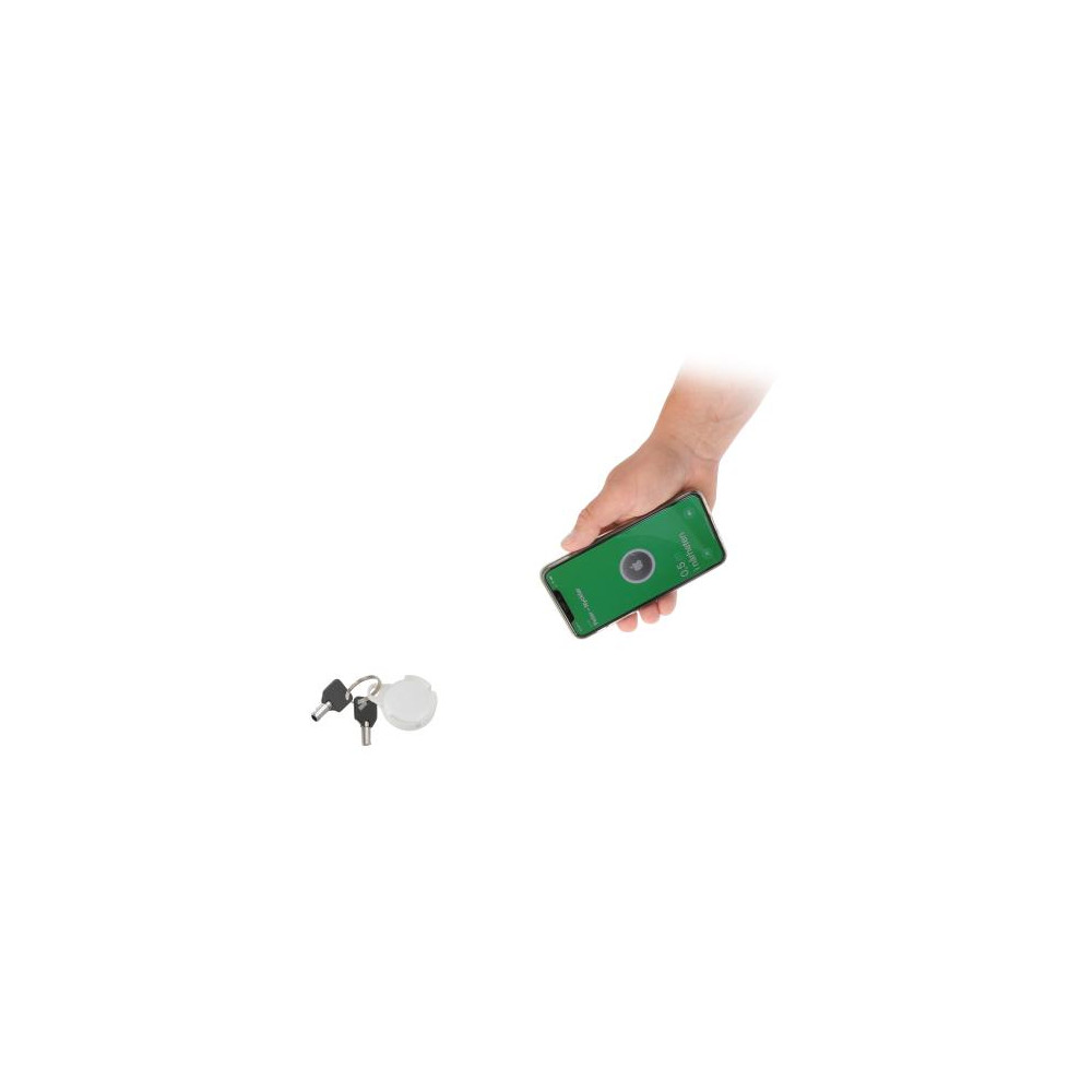 Produktbild för Brodit 216215, Ring, Vit, Key finder ring, Apple AirTag, 34...