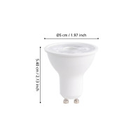 Produktbild för Eglo Mesh Color - LED-spotlight - GU10 - 5 W - tonbar vit - 2700-6500 K