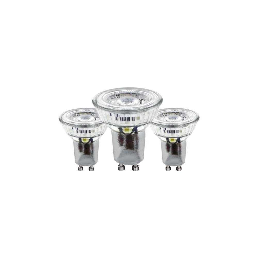 Produktbild för Eglo - LED-spotlight - GU10 - 3 W - varmt vitt ljus - 3000 K (paket om 3)