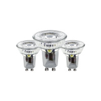 Produktbild för Eglo - LED-spotlight - GU10 - 3 W - varmt vitt ljus - 3000 K (paket om 3)