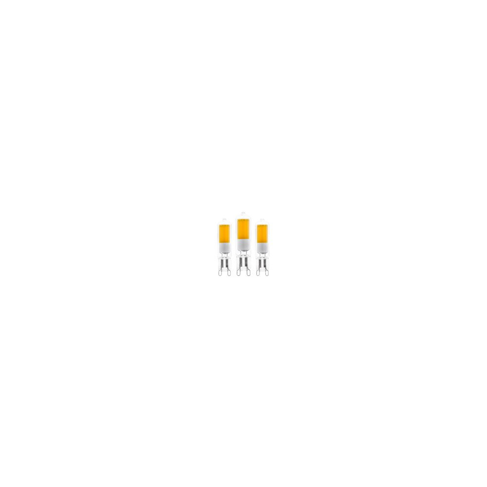 Produktbild för Eglo - halogenglödlampa - form: G9 - 2 W - vitt ljus - 4000 K (paket om 3)