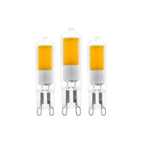 Produktbild för Eglo - halogenglödlampa - form: G9 - 2 W - vitt ljus - 4000 K (paket om 3)