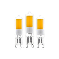 Produktbild för Eglo - halogenglödlampa - form: G9 - 2 W - vitt ljus - 4000 K (paket om 3)