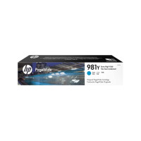 Produktbild för HP 981Y - Extra lång livslängd - cyan - original - PageWide - bläckpatron