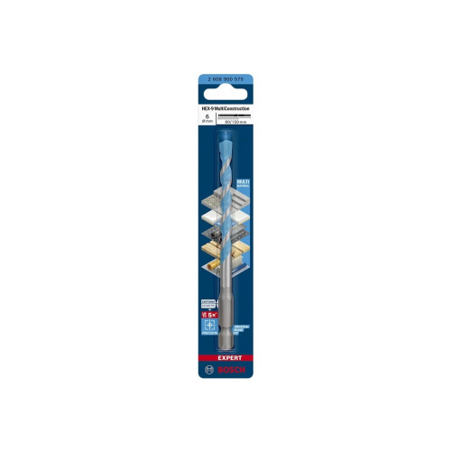 Bosch Powertools Bosch Expert MultiConstruction HEX-9 - borr - för betong, plast, stål, mjuka träslag, soft tile