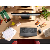 Produktbild för Logitech Ergo Series ERGO K860 for Business - tangentbord full size - QWERTY - USA, internationellt - grafit Inmatningsenhet