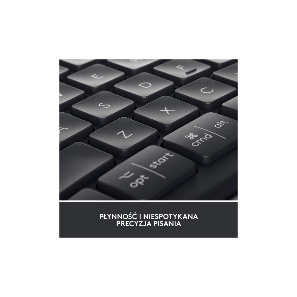 Produktbild för Logitech Ergo Series ERGO K860 for Business - tangentbord full size - QWERTY - USA, internationellt - grafit Inmatningsenhet