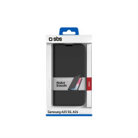 Produktbild för SBS TEBKLITESAA25K, Plånboksfodral, Samsung, Galaxy A25 5G,...