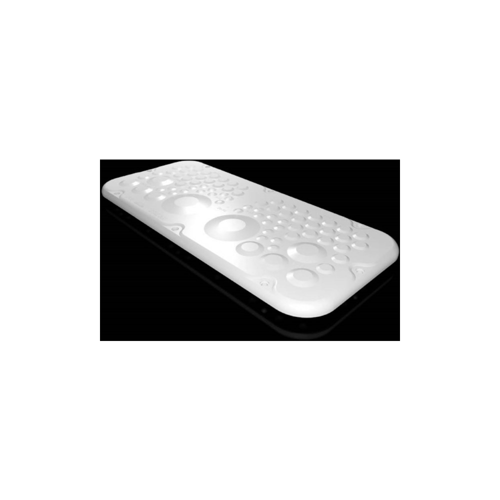 Produktbild för Rittal SZ 2562.300, Platta till rackskåp, Ljusgrå, Plast, IP...