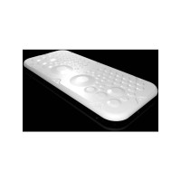 Produktbild för Rittal SZ 2562.300, Platta till rackskåp, Ljusgrå, Plast, IP...