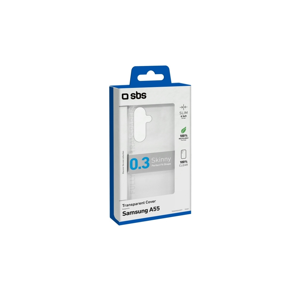 Produktbild för SBS TESKINSAA55T, Omslag, Samsung, Galaxy A55, 16,8 cm (6.6"...