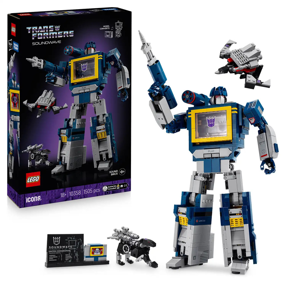 Produktbild för LEGO® Icons 10358 Transformers: Soundwave