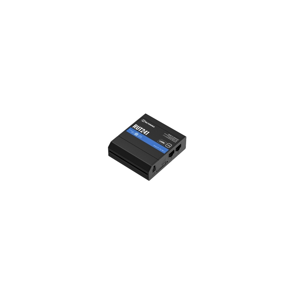Produktbild för Teltonika RUT241 eSIM - trådlös router - WWAN - Wi-Fi - 2G, 3G, 4G - DIN-skenmonterbar