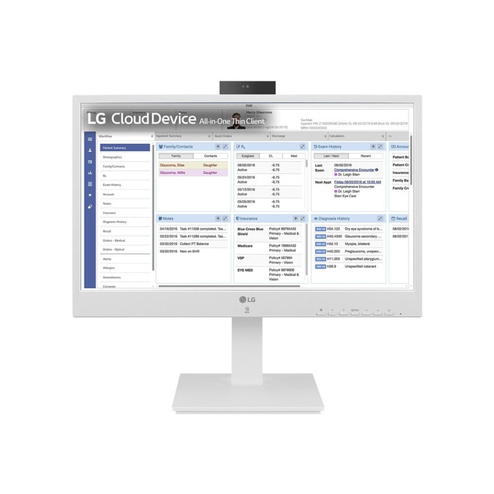 Produktbild för LG 24CR671N-6P - allt-i-ett Pentium Silver N6005 2 GHz - 8 GB - flash 16 GB - LED 23.8"