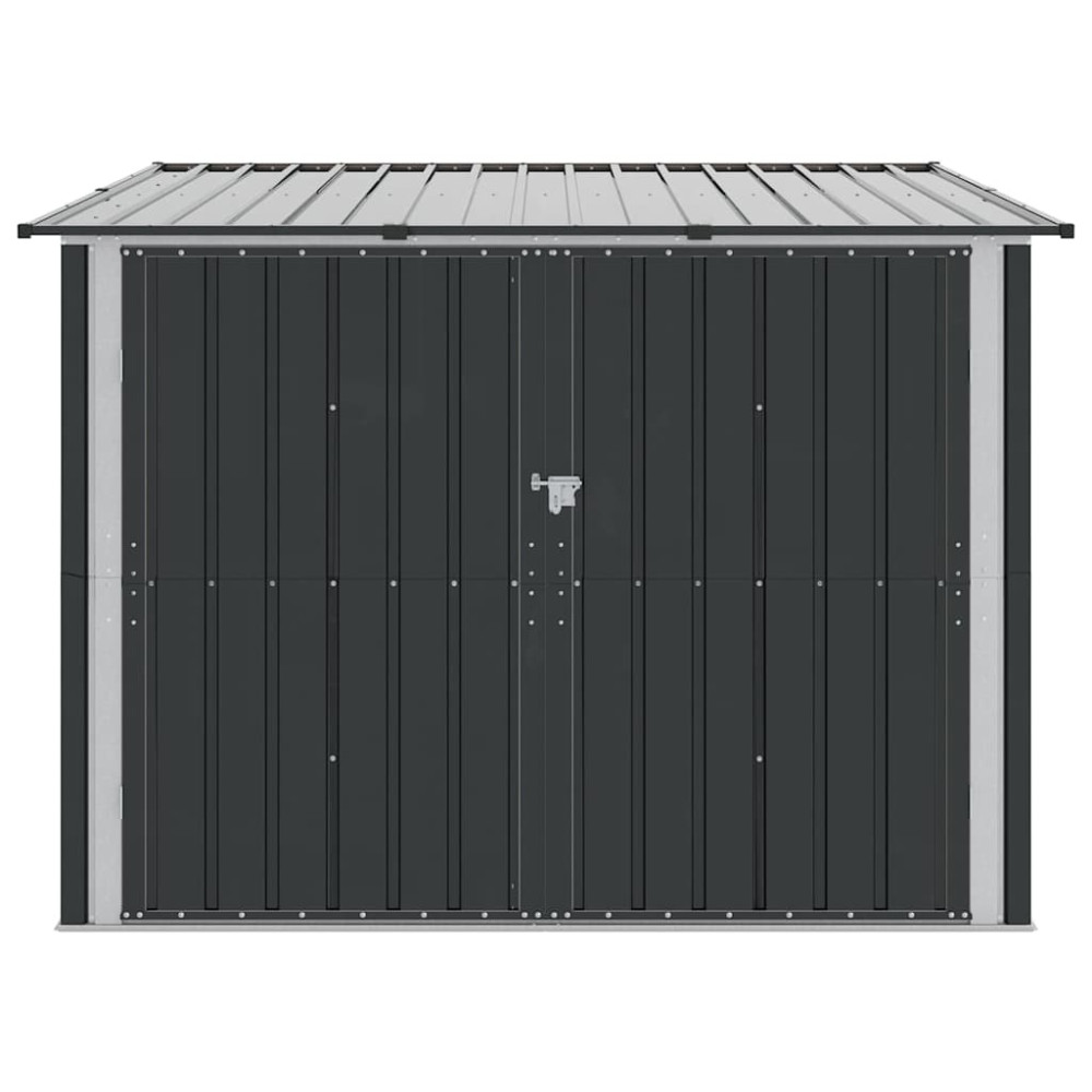 Produktbild för Cykelskjul 3 pcs Antracit 216 x 207 x 158 cm Metall