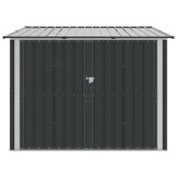Produktbild för Cykelskjul 3 pcs Antracit 216 x 207 x 158 cm Metall