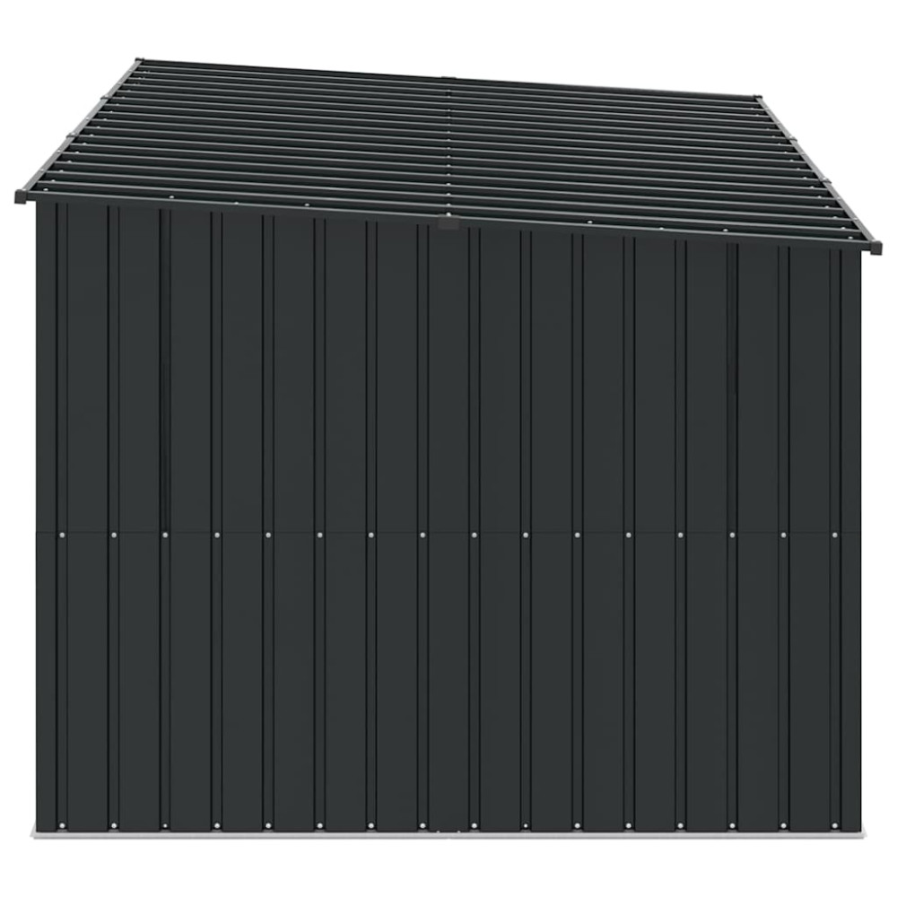 Produktbild för Cykelskjul 3 pcs Antracit 216 x 207 x 158 cm Metall