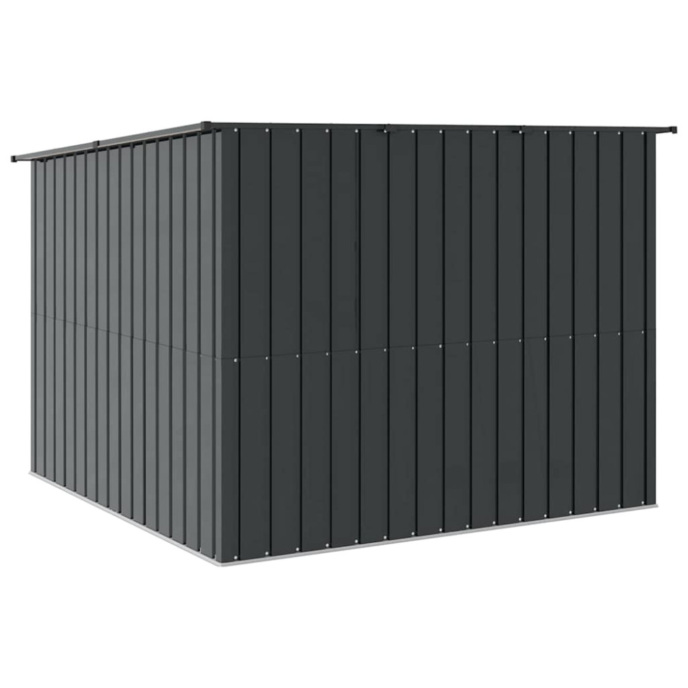 Produktbild för Cykelskjul 3 pcs Antracit 216 x 207 x 158 cm Metall