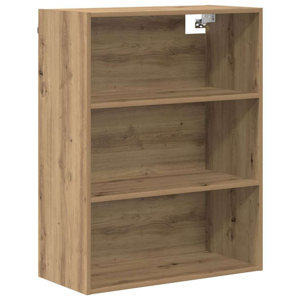 Produktbild för Skåp Artisan Ek 69,5 x 34 x 180 cm Konstruerat trä och glas