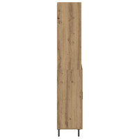 Produktbild för Skåp Artisan Ek 69,5 x 34 x 180 cm Konstruerat trä och glas