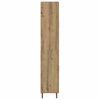 Produktbild för Skåp 2 pcs Artisan Ek Konstruerat trä och glas