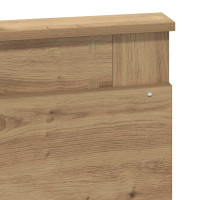 Produktbild för Sängram med huvudgavel Artisan Ek 120 x 190 cm Massiv furu