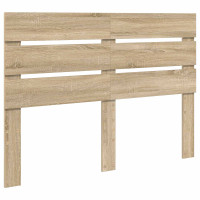 Produktbild för Sängram med låda Sonoma-ek 140 x 190 cm Konstruerat trä