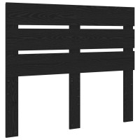 Produktbild för Sängram med låda Svart Ek 135 x 190 cm Konstruerat trä