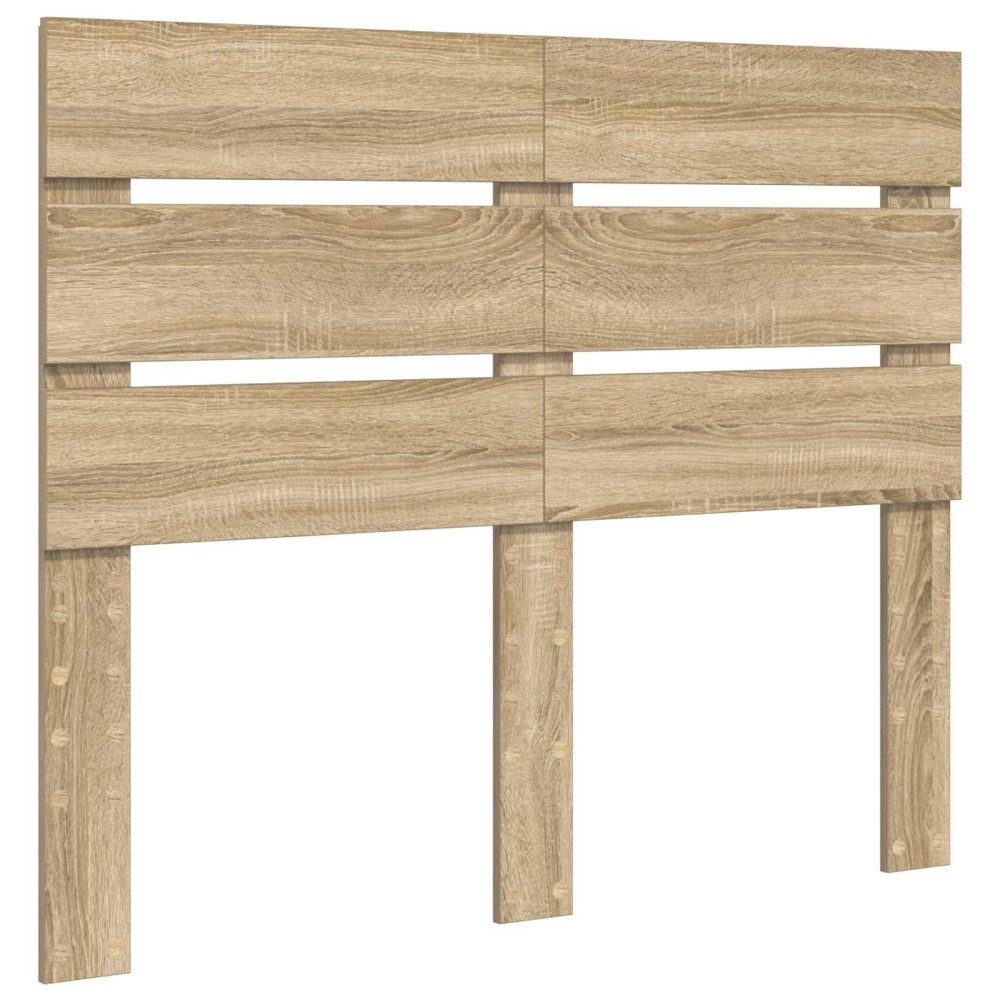 Produktbild för Sängram med låda Sonoma-ek 120 x 200 cm Konstruerat trä