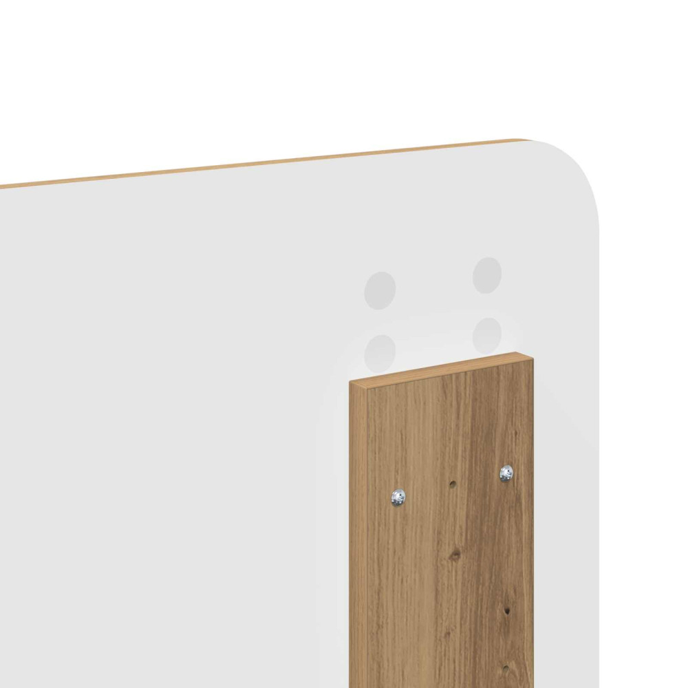 Produktbild för Sängram med huvudgavel Artisan Ek 135 x 190 cm Massiv furu