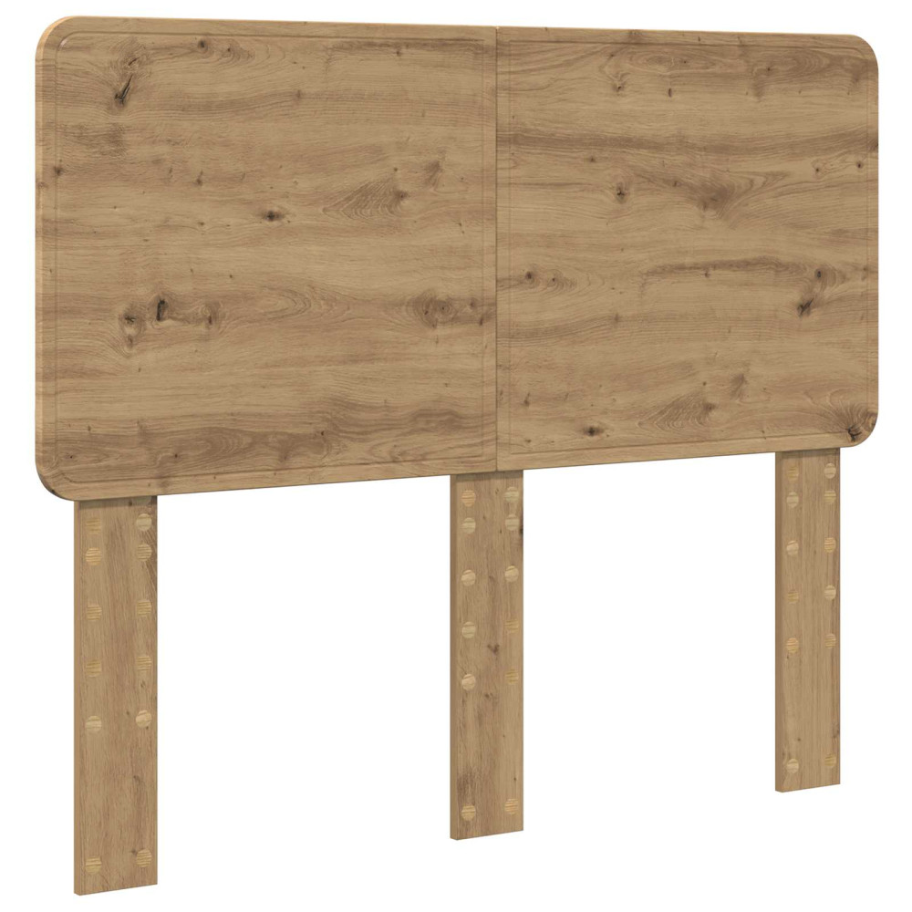 Produktbild för Sängram med huvudgavel Artisan Ek 135 x 190 cm Massiv furu