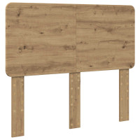 Produktbild för Sängram med huvudgavel Artisan Ek 135 x 190 cm Massiv furu