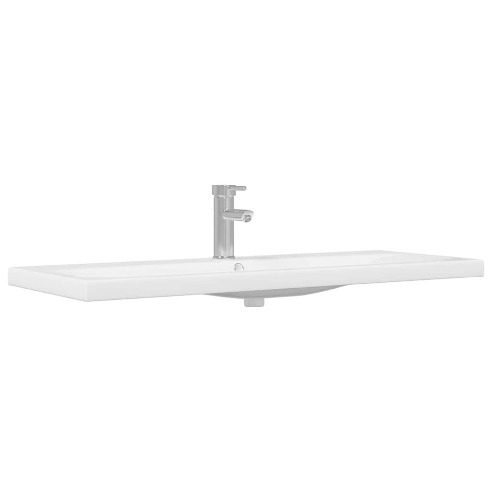 Produktbild för Badrumsskåp Svart Ek 100 x 38,5 x 46 cm Konstruerat trä