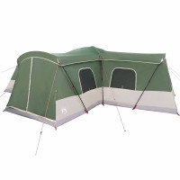 Produktbild för Tält för 16 personer med tak Grön 680 x 510 x 210 cm
