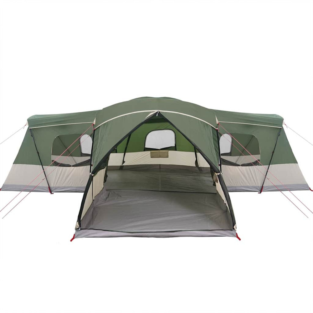 Produktbild för Tält för 16 personer med tak Grön 680 x 510 x 210 cm