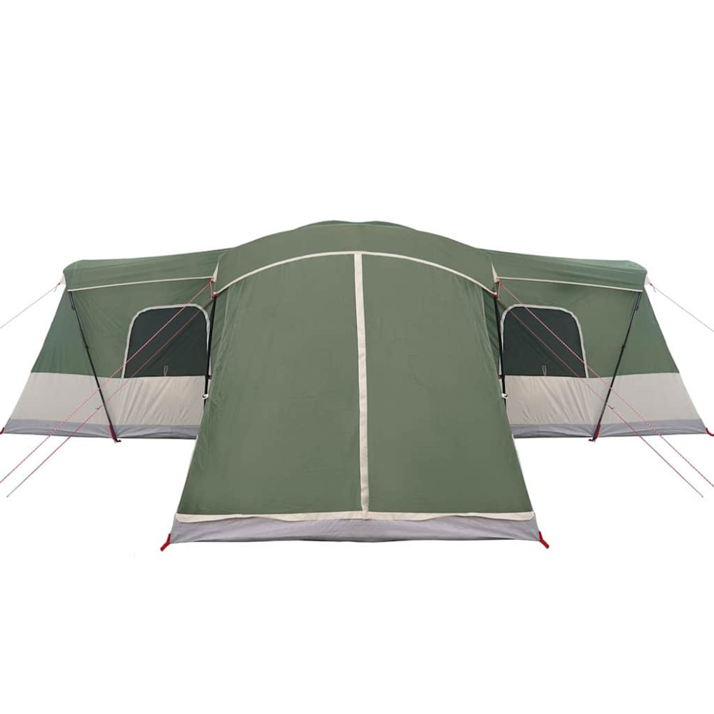 Produktbild för Tält för 16 personer med tak Grön 680 x 510 x 210 cm